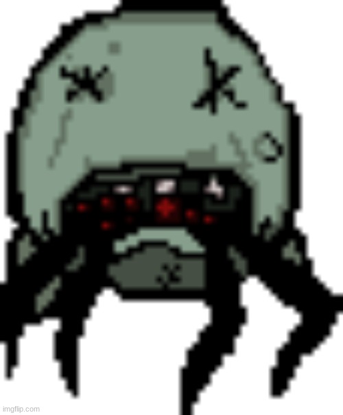 tried making the Earl of Spiders (my binding of isaac oc) in the binding of isaac art style | made w/ Imgflip meme maker