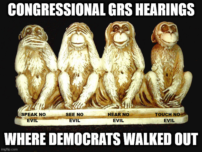 But Still Evil | CONGRESSIONAL GRS HEARINGS; WHERE DEMOCRATS WALKED OUT | image tagged in transformers | made w/ Imgflip meme maker