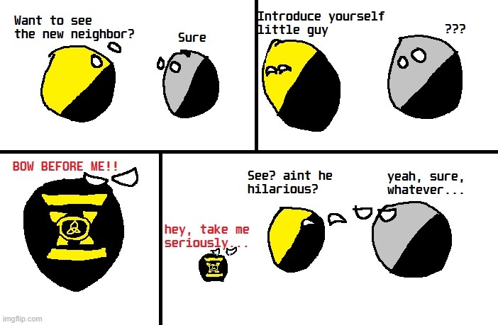 The New kid on the block | image tagged in political meme,polcompball,anarchism,agorism,ancap,neo-reactionary | made w/ Imgflip meme maker