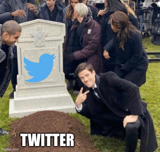 Grant Gustin over grave | TWITTER | image tagged in grant gustin over grave | made w/ Imgflip meme maker