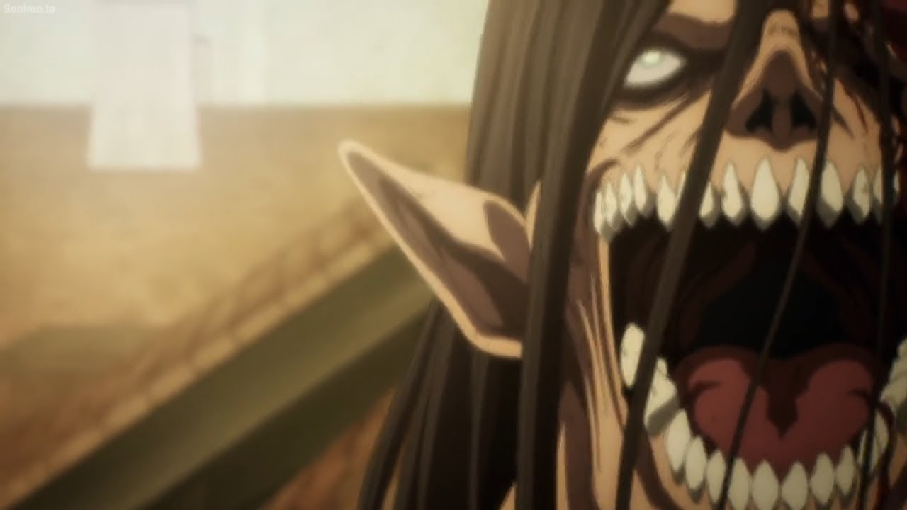 High Quality Eren screaming Blank Meme Template