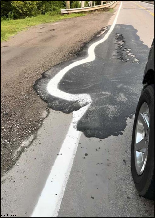 A White Line Artist Was Here ! | image tagged in white lines,artist | made w/ Imgflip meme maker