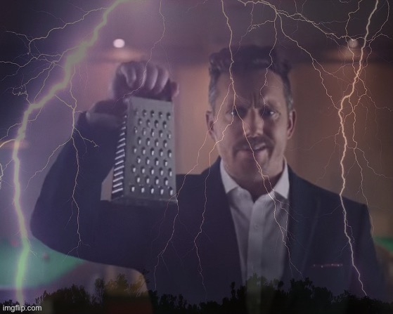 Lightning cheese grater | image tagged in lightning cheese grater | made w/ Imgflip meme maker
