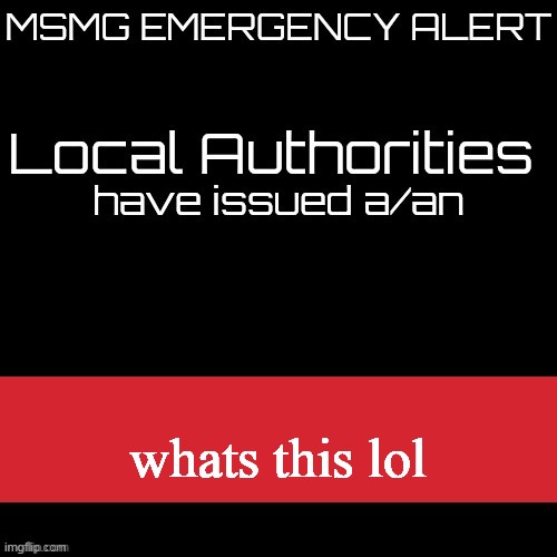 New MSMG EAS | whats this lol | image tagged in new msmg eas | made w/ Imgflip meme maker