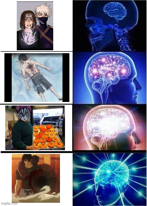 jjk | image tagged in memes,expanding brain | made w/ Imgflip meme maker