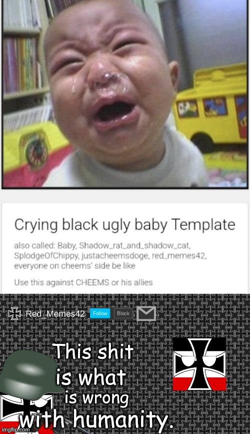.-. | This shit; is what; is wrong; with humanity. | image tagged in updated red_memes42 announcement template | made w/ Imgflip meme maker