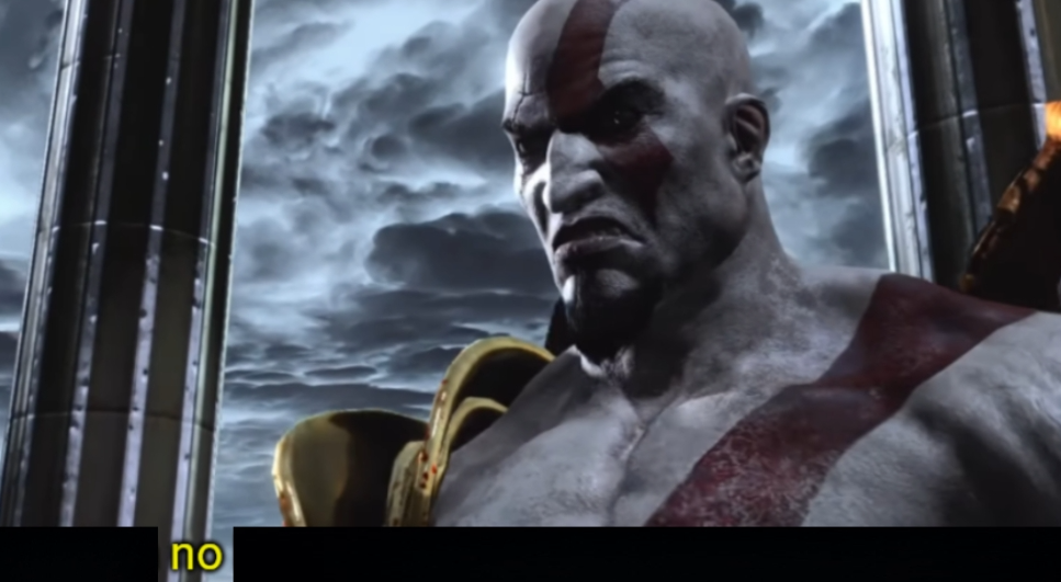 Kratos no Blank Meme Template