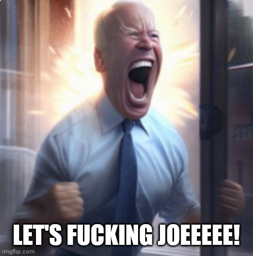 Biden Lets Go | LET'S FUCKING JOEEEEE! | image tagged in biden lets go | made w/ Imgflip meme maker
