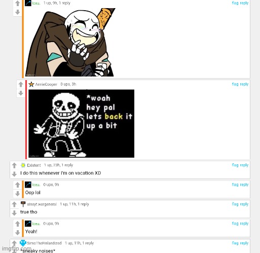 Iceu using undertale au memes without knowing what they are? A possible new stram for him to join (mod note: the tags...) | image tagged in undertale,iceu,not a meme,mommy wake up i pissed the bed | made w/ Imgflip meme maker