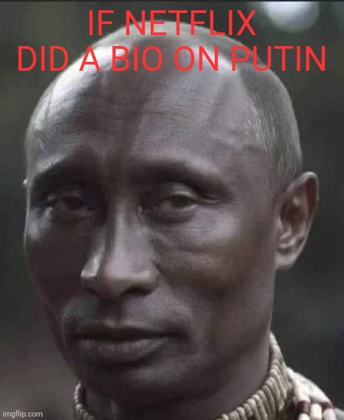 Putin | IF NETFLIX DID A BIO ON PUTIN | image tagged in netflix,putin | made w/ Imgflip meme maker