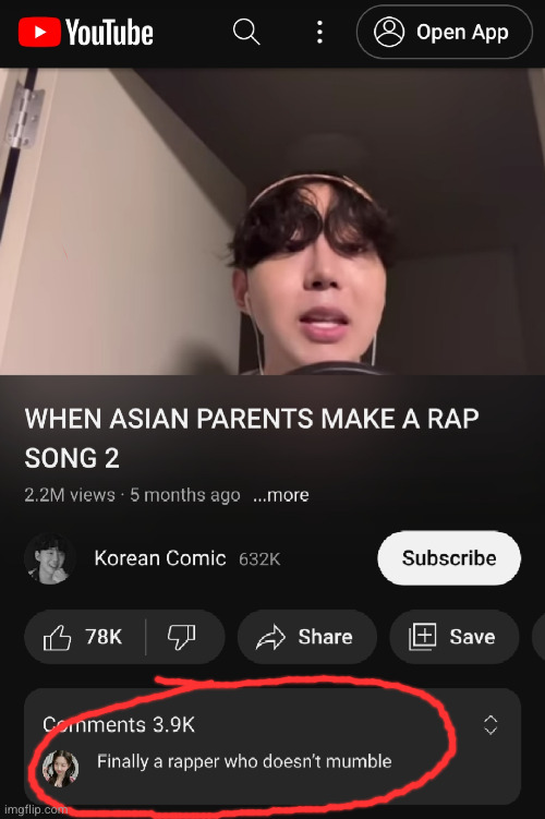 dang she right tho XD | image tagged in asian,rappers,so true,funny,korean,youtube | made w/ Imgflip meme maker