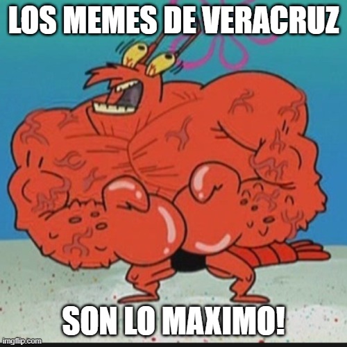 larry lobster | LOS MEMES DE VERACRUZ; SON LO MAXIMO! | image tagged in larry lobster | made w/ Imgflip meme maker