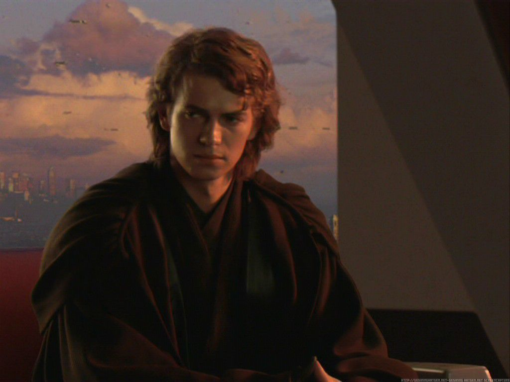 High Quality Anakin Thoughtful Blank Meme Template