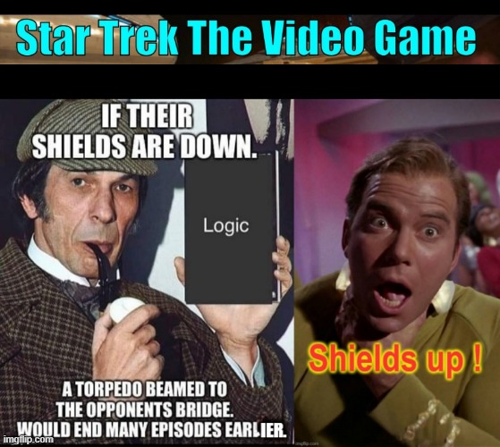 Logic | image tagged in spock and kirk | made w/ Imgflip meme maker