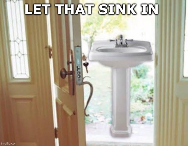 LET THAT SINK IN | image tagged in image tags | made w/ Imgflip meme maker