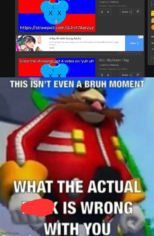 Bruh goofy ahh ad | image tagged in this isn't even a bruh moment | made w/ Imgflip meme maker