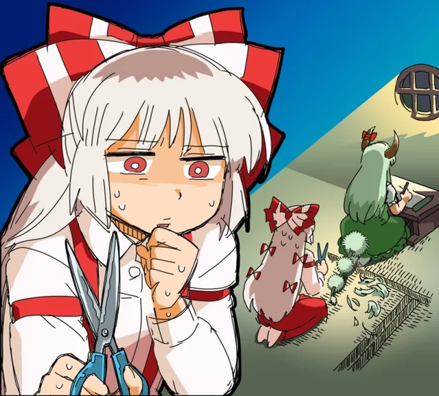mokou Blank Meme Template
