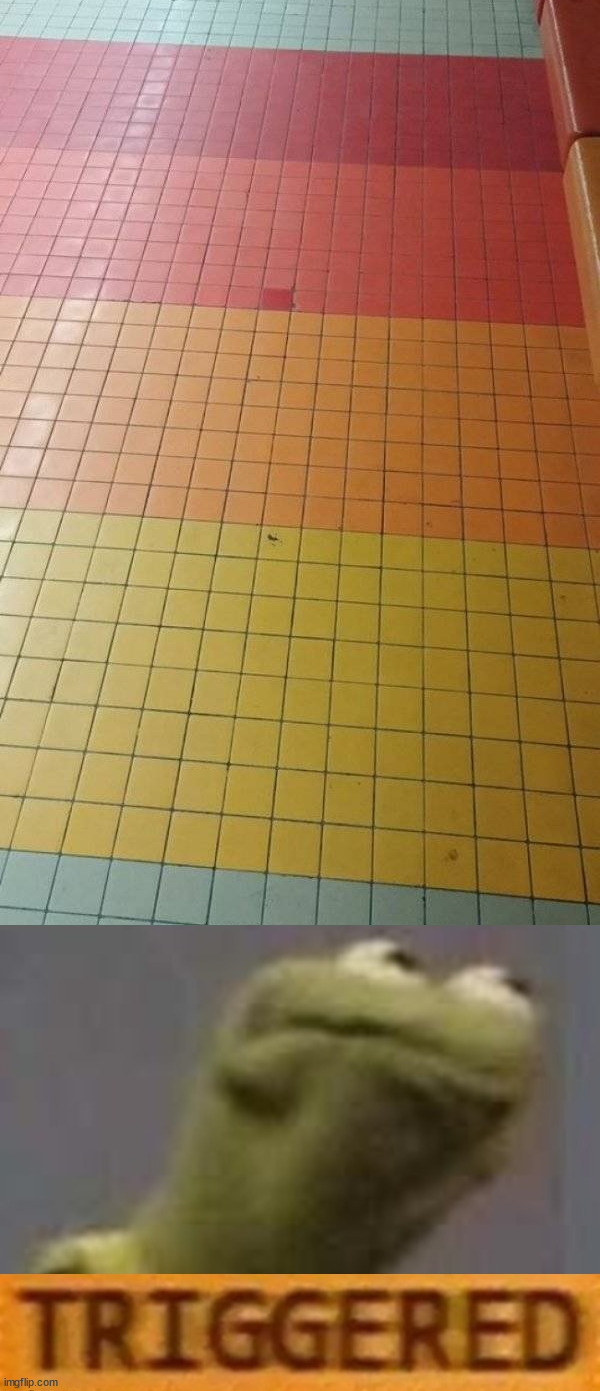 When you see the one square | image tagged in kermit triggered,you had one job | made w/ Imgflip meme maker