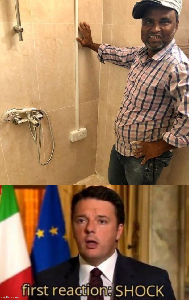 I am no Electrician but I think something is wrong | image tagged in renzi shock,shocked,somethings wrong,electrician | made w/ Imgflip meme maker