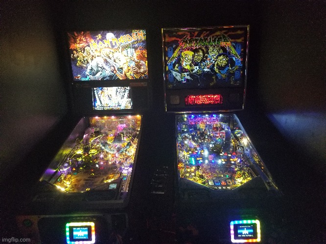 Look what I found on a classic arcade in Portland | image tagged in metallica,iron maiden | made w/ Imgflip meme maker