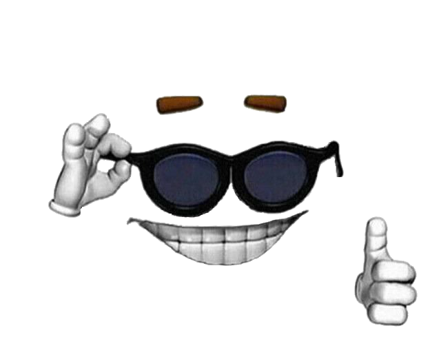 Sunglasses thumbs up Blank Meme Template