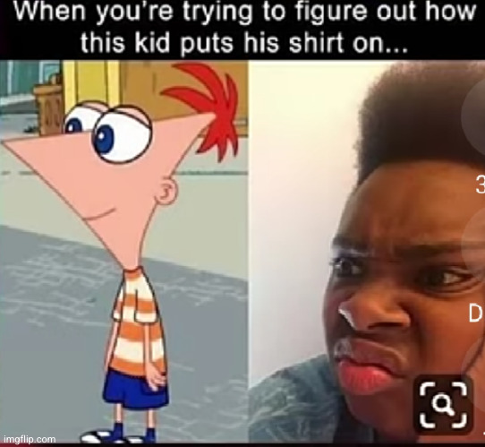 I would not like to shake the hand of the man who designed this kid... | image tagged in phineas and ferb,shirt,what the heck,relatable,wierd,cartoon network | made w/ Imgflip meme maker