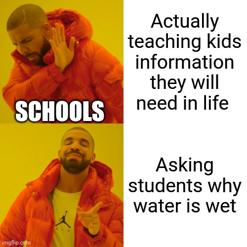 School be like - Imgflip