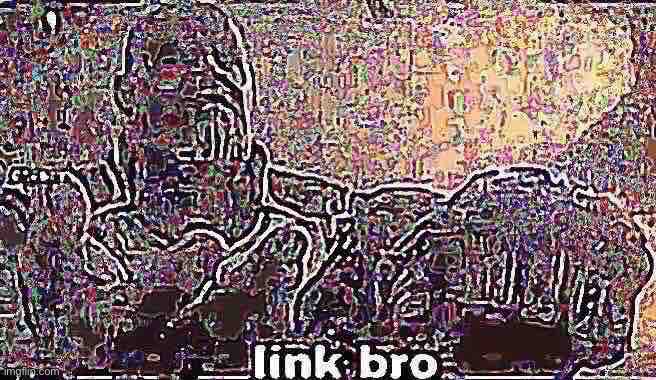 Deep-Fried Link Bro | image tagged in deep-fried link bro | made w/ Imgflip meme maker