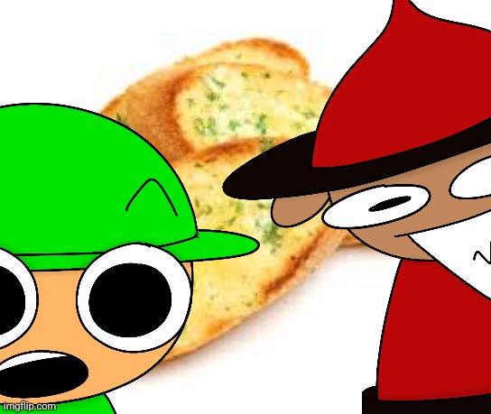 They have found the garlic bread | image tagged in idk,stuff,s o u p,carck | made w/ Imgflip meme maker