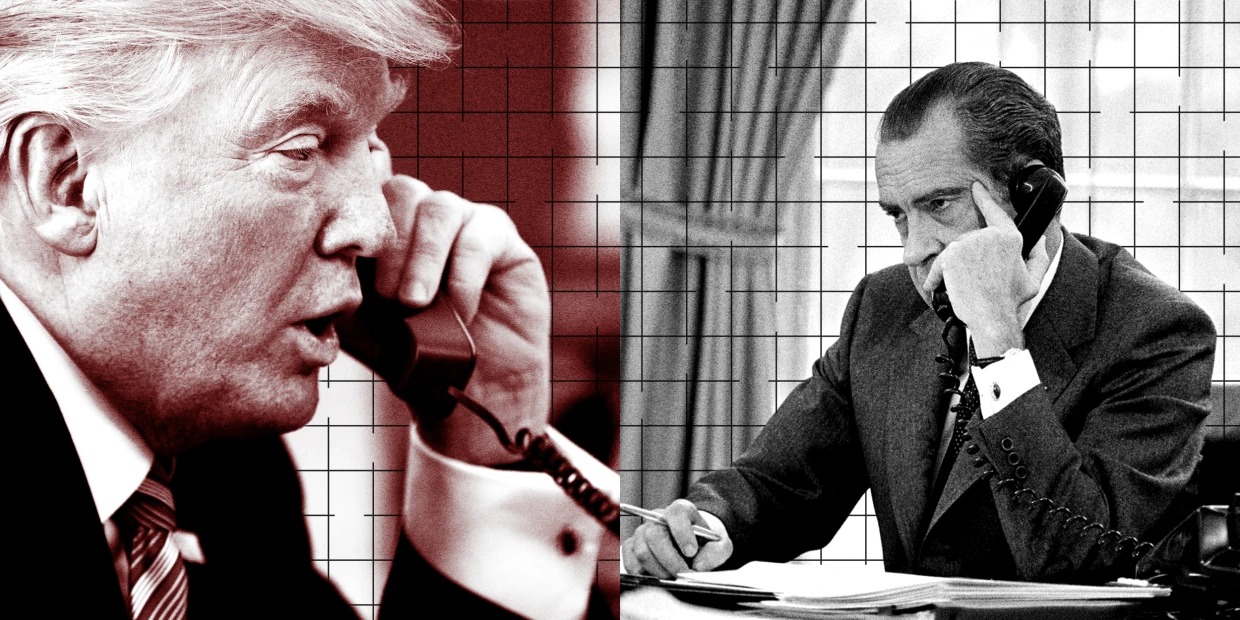 trump nixon Blank Meme Template