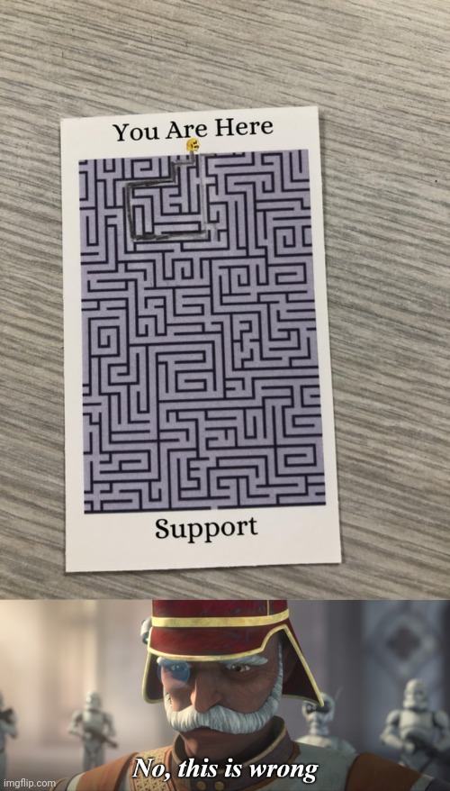 Wrong way of doing a maze | image tagged in no this is wrong,maze,you had one job,memes,mazes,fail | made w/ Imgflip meme maker
