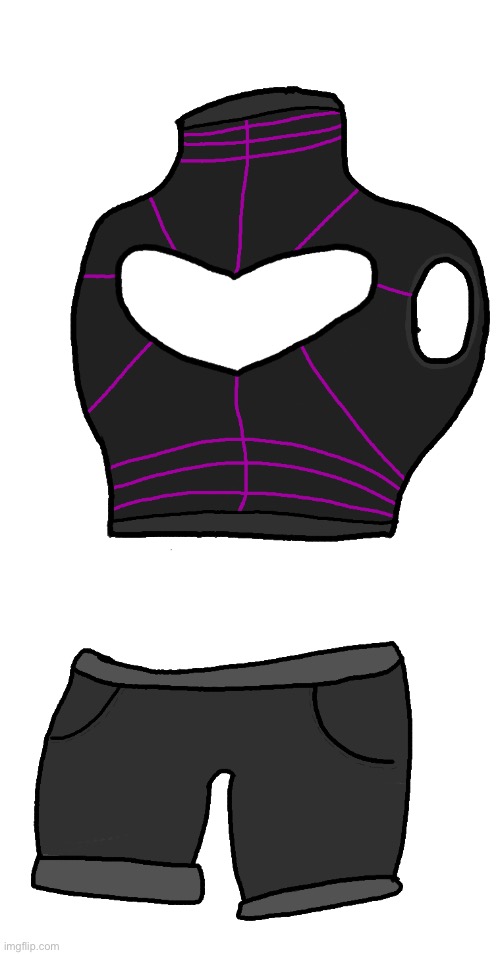 Eros’ outfit. | image tagged in oc outfit,if you use credit me,feel free to use | made w/ Imgflip meme maker