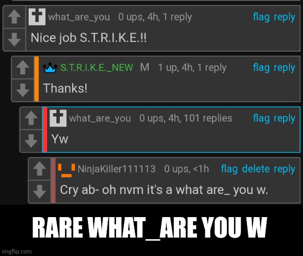 RARE WHAT_ARE YOU W | made w/ Imgflip meme maker