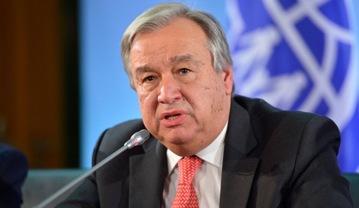 High Quality Antonio Guterres, UN Secretary-General Blank Meme Template