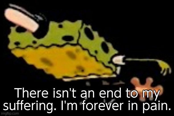 07/25/2005 | There isn't an end to my suffering. I'm forever in pain. | image tagged in 07/25/2005 | made w/ Imgflip meme maker