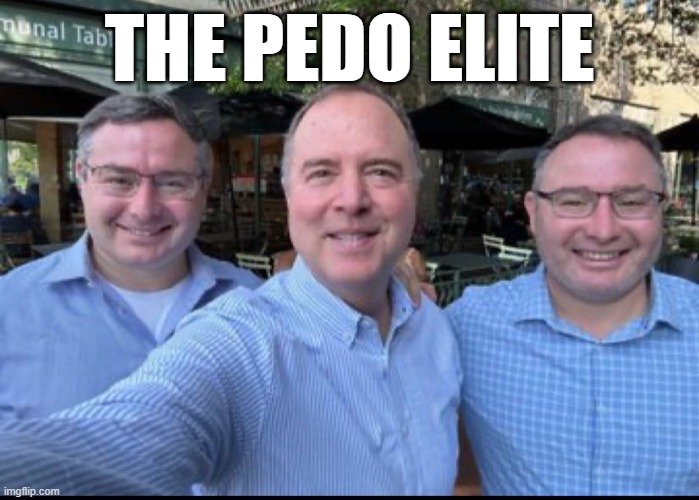 pedovile | THE PEDO ELITE | image tagged in pedophile,pedophiles,pedophilia,pedo,adam schiff,jeffrey epstein | made w/ Imgflip meme maker