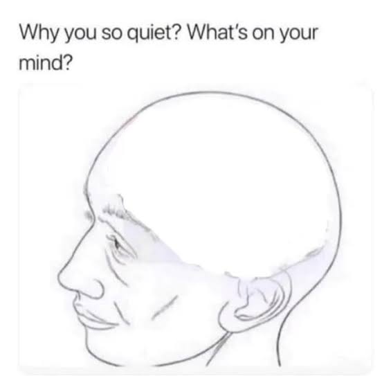 What’s on your mind Blank Meme Template