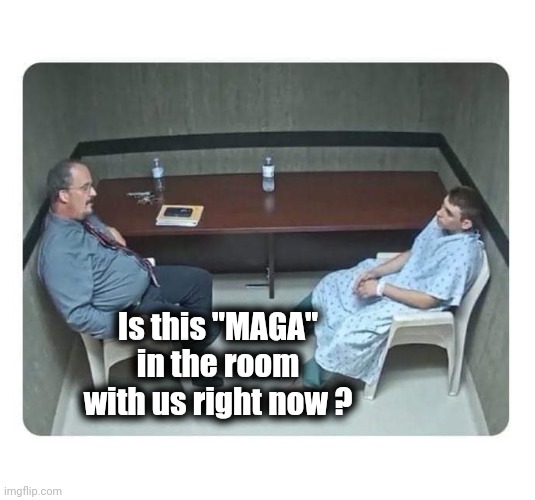 Psychiatrist | Is this "MAGA" in the room with us right now ? | image tagged in psychiatrist | made w/ Imgflip meme maker
