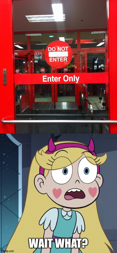 image tagged in star butterfly wait what,you had one job | made w/ Imgflip meme maker