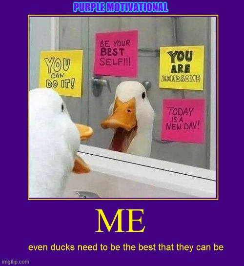 I don't go to church very much... but I quack a lot! | PURPLE MOTIVATIONAL | image tagged in vince vance,ducks,memes,motivational,encouragement,duck face | made w/ Imgflip meme maker