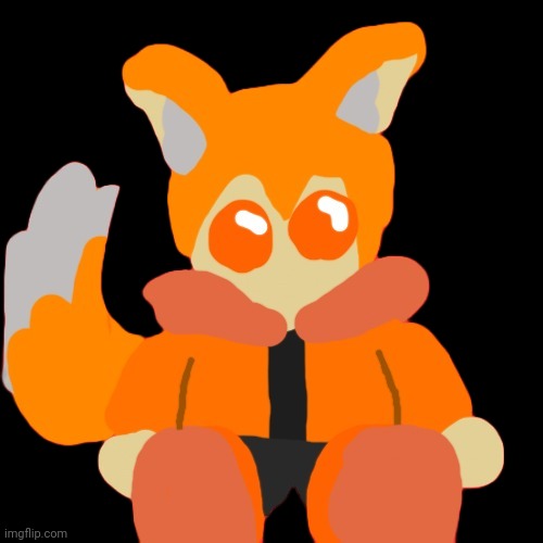 Made da Blaze Plushie transparent (Slyc I swear if you do sus things with this) | image tagged in blaze plushie | made w/ Imgflip meme maker
