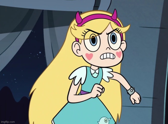 Star Butterfly confronting | image tagged in star butterfly confronting | made w/ Imgflip meme maker