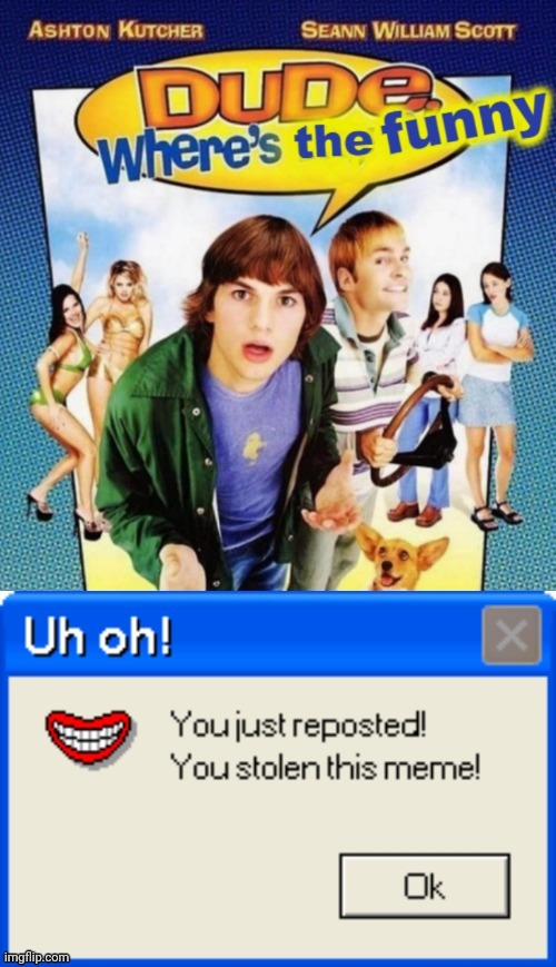 New temp | image tagged in unfunny repost | made w/ Imgflip meme maker