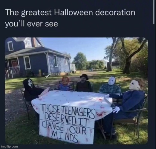 It's not even October but it's still funny | image tagged in fun,funny,memes | made w/ Imgflip meme maker