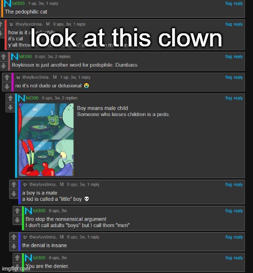 look at him bruh | look at this clown | image tagged in stupid,idiot | made w/ Imgflip meme maker