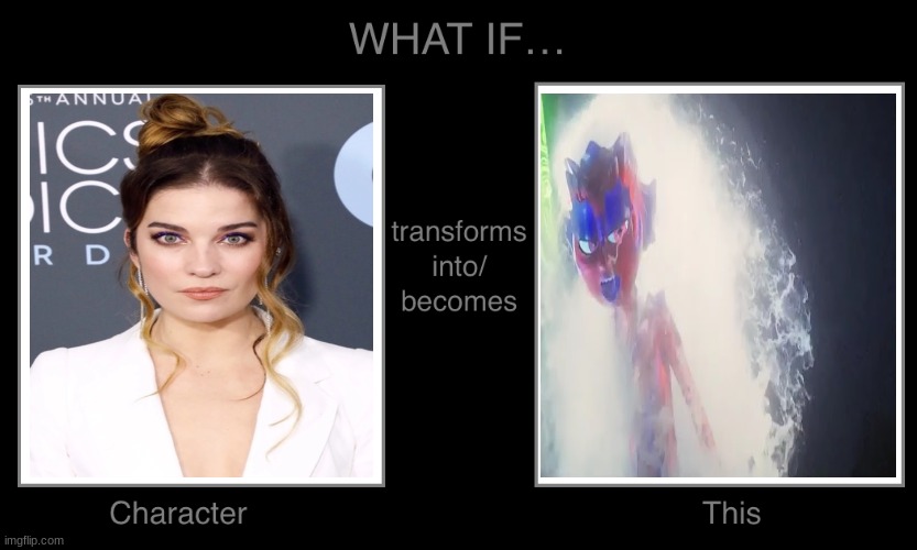 What if Annie Murphy (Chelsea's voice actress) transforms into Nerissa? | image tagged in what if character transforms into become hmm,chelsea,mermaid,dreamworks,transformation,transform | made w/ Imgflip meme maker