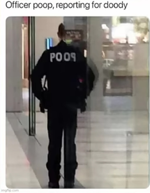 he deals with crap at the mall | image tagged in poop,crap,police,funny,potty humor,childish | made w/ Imgflip meme maker