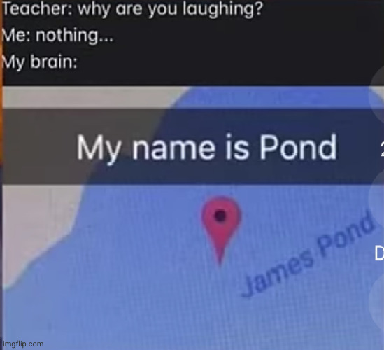 you can't name ponds! me: | image tagged in mission impossible,james bond,funny,pond,hahaha,google maps | made w/ Imgflip meme maker
