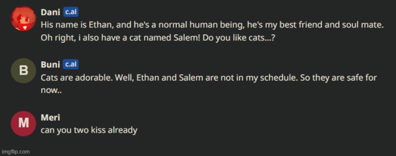 annoying the shit out of my ocs bots is my favorite game | made w/ Imgflip meme maker