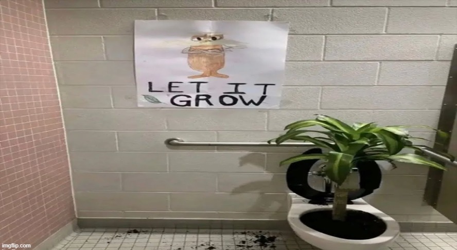 Let it grow | image tagged in let it grow | made w/ Imgflip meme maker